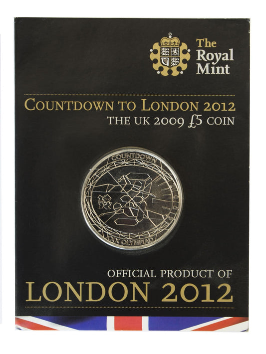 2009 Count Down To The Olympics £5 Coin Short Version