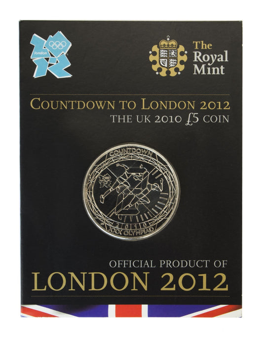 2010 Count Down To The Olympics £5 Coin Short Version