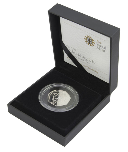 2010 Silver Proof 50P - Girl Guides