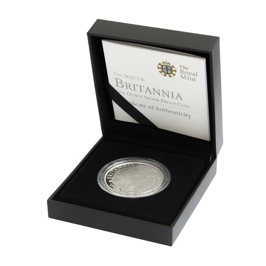 2010 Silver Proof Britannia Single With Certificate