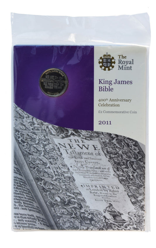 2011 £2 King James The Bible Brilliant Uncirculated Pack