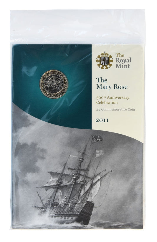 2011 £2 Mary Rose Brilliant Uncirculated Pack