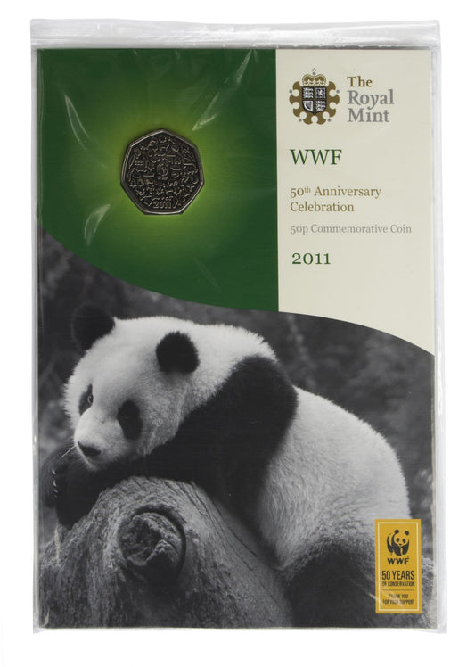 2011 50P WWF Brilliant Uncirculated Pack