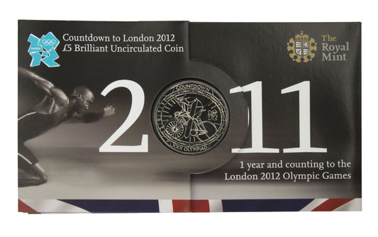 2011 Count Down To The Olympics £5 Coin Long Sleeve