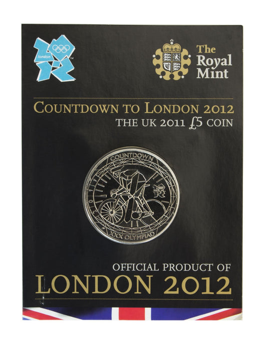 2011 Count Down To The Olympics £5 Coin Short Version