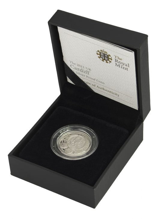 2011 Silver Proof One Pound Coin - Cardiff