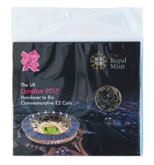 2012 £2 Hand Over To Rio Brilliant Uncirculated Pack