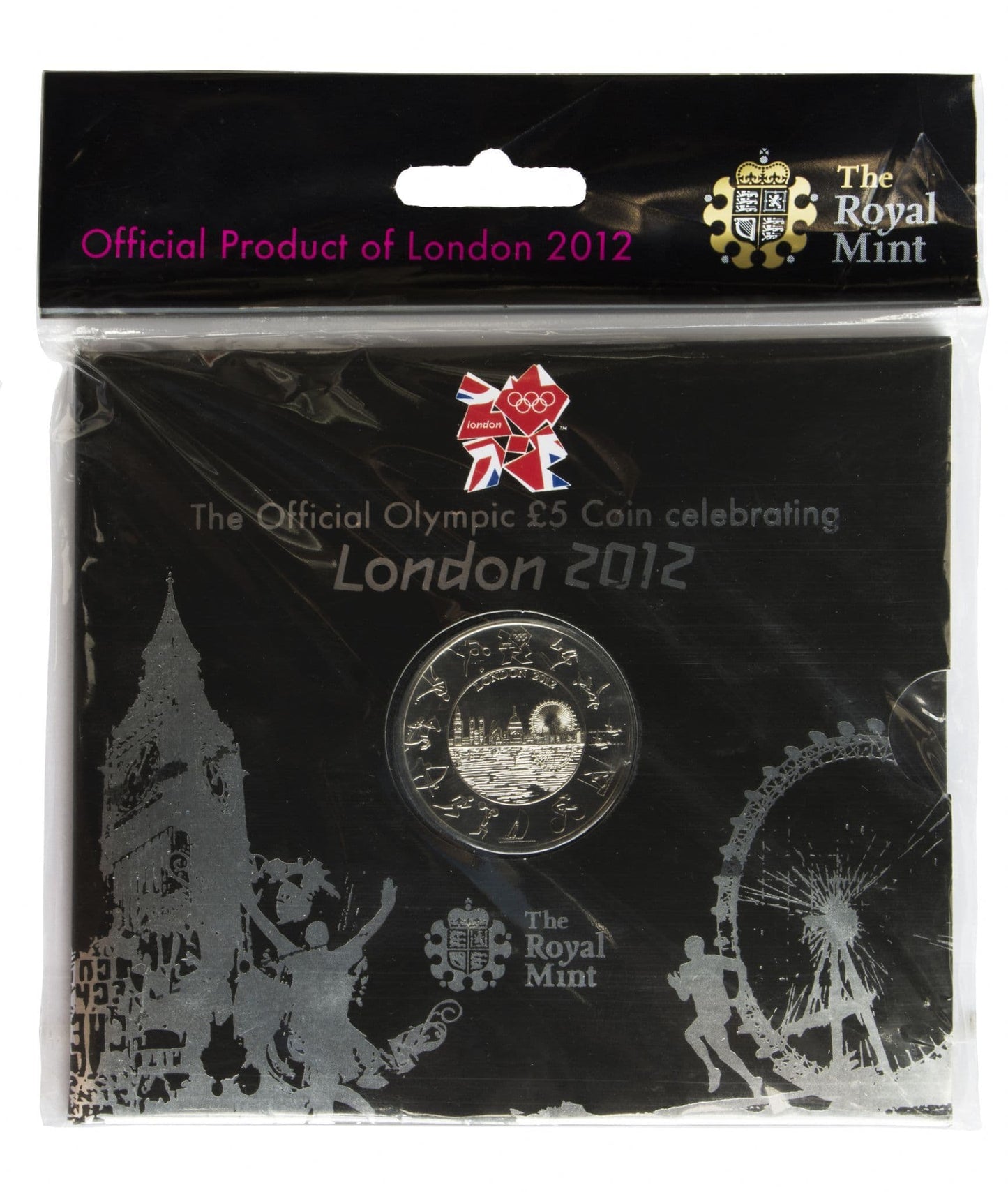 2012 £5 London 2012 Large Pack Royal Mint Brilliant Uncirculated Pack