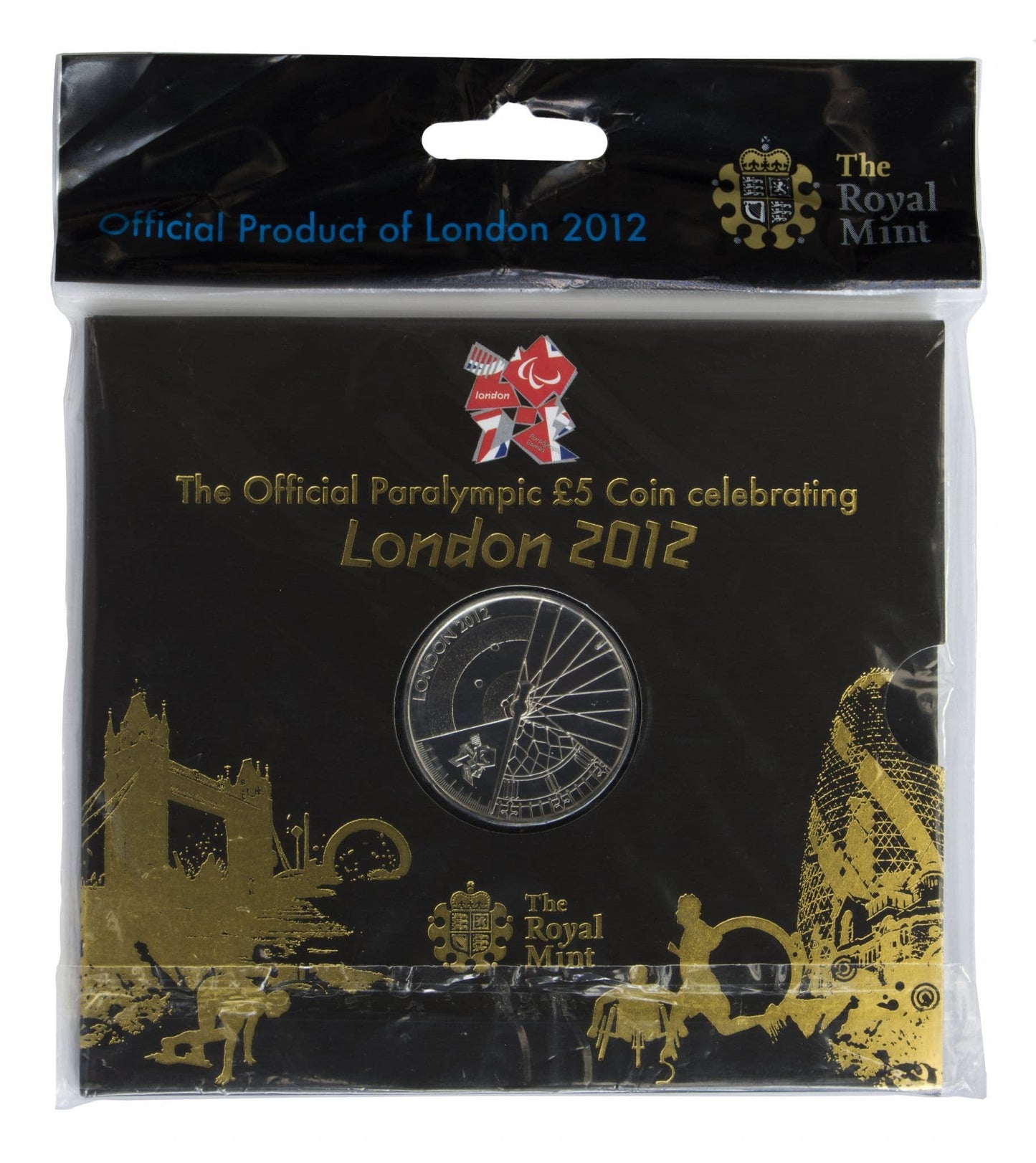 2012 £5 London 2012 Paralympics Pack Royal Mint Brilliant Uncirculated Pack