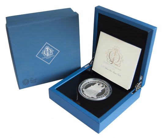 2012 Silver Proof £10 Diamond Jubliee 5oz