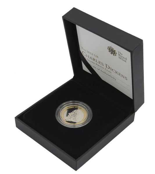 2012 Silver Proof £2 Charles Dickens