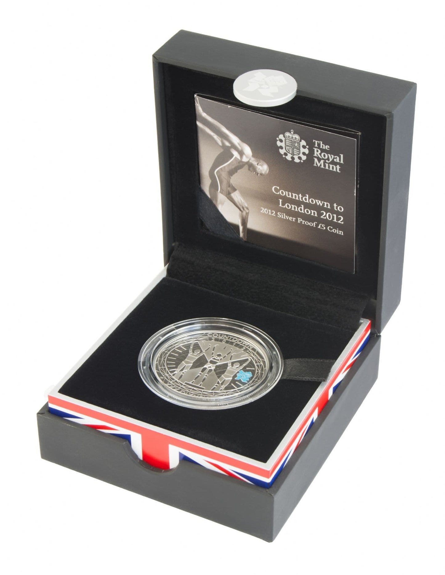 2012 Silver Proof £5 Coin Count Down To The Olympics