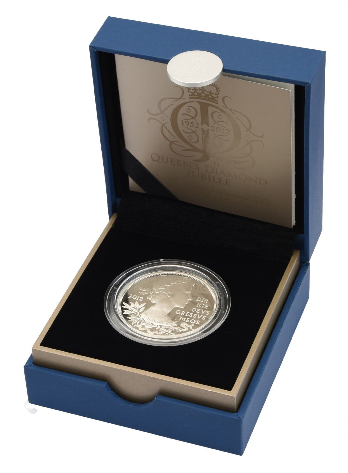 2012 Silver Proof £5 Coin Golden Jubliee