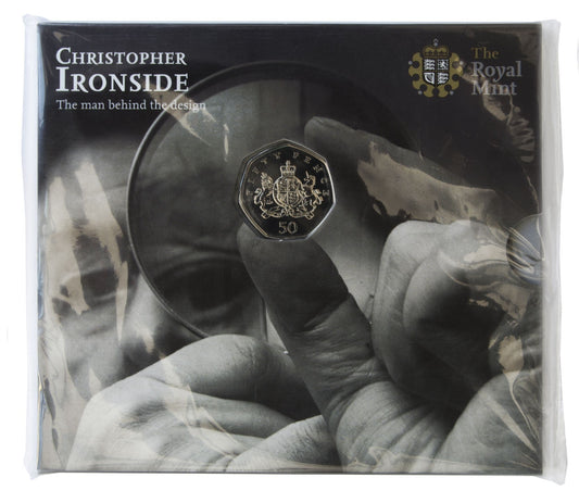 2013 50P Christoper Ironside Uncirculated Coin Pack Small Version