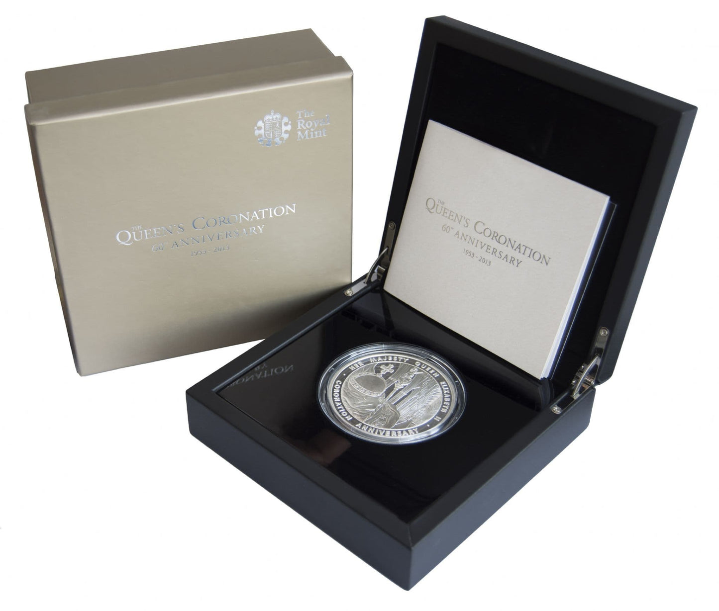 2013 Silver Proof £10 60th Coronation 5oz