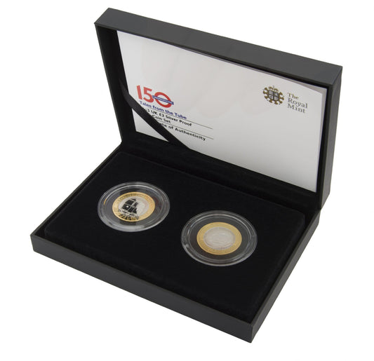 2013 Silver Proof £2 X 2 Coin Set