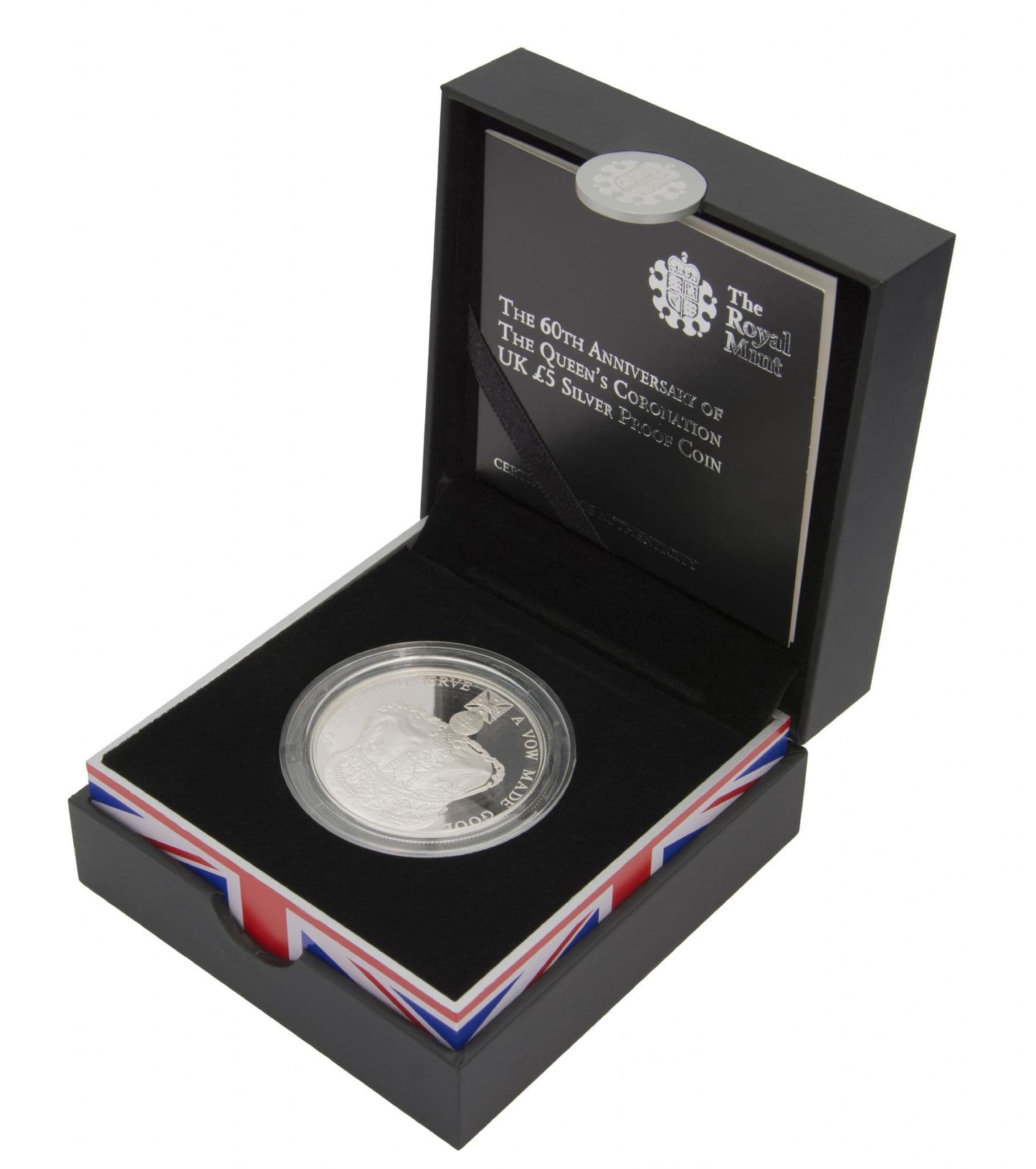 2013 Silver Proof £5 Coin Queen's Coronation