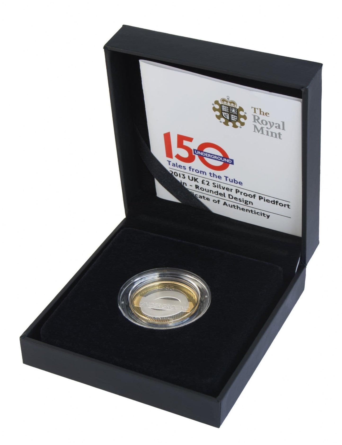 2013 Silver Proof Piedfort £2 - Roundel Design