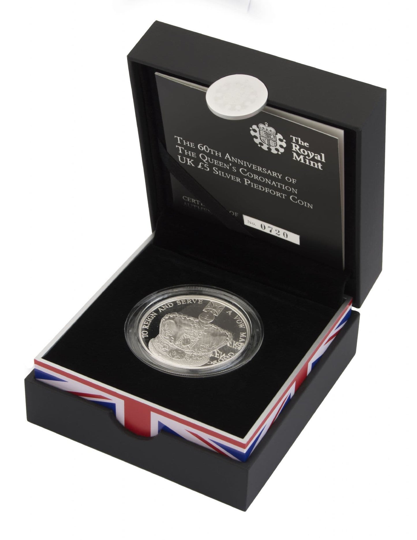 2013 Silver Proof Piedfort £5 Coin Queen's Coronation