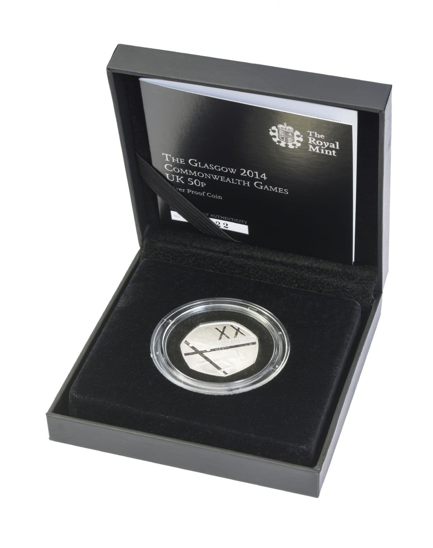 2014 Silver Proof 50P - Glasgow Games