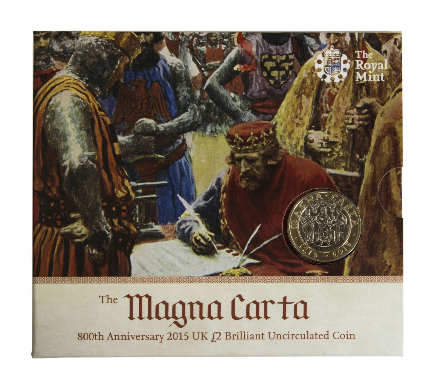 2015 £2 Magna Carta Brilliant Uncirculated Pack