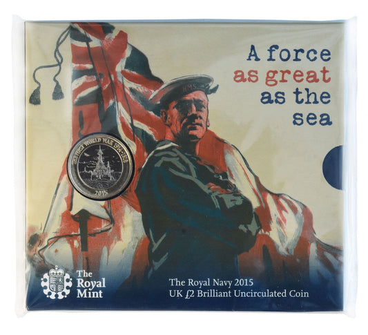 2015 £2 Royal Navy Brilliant Uncirculated Pack