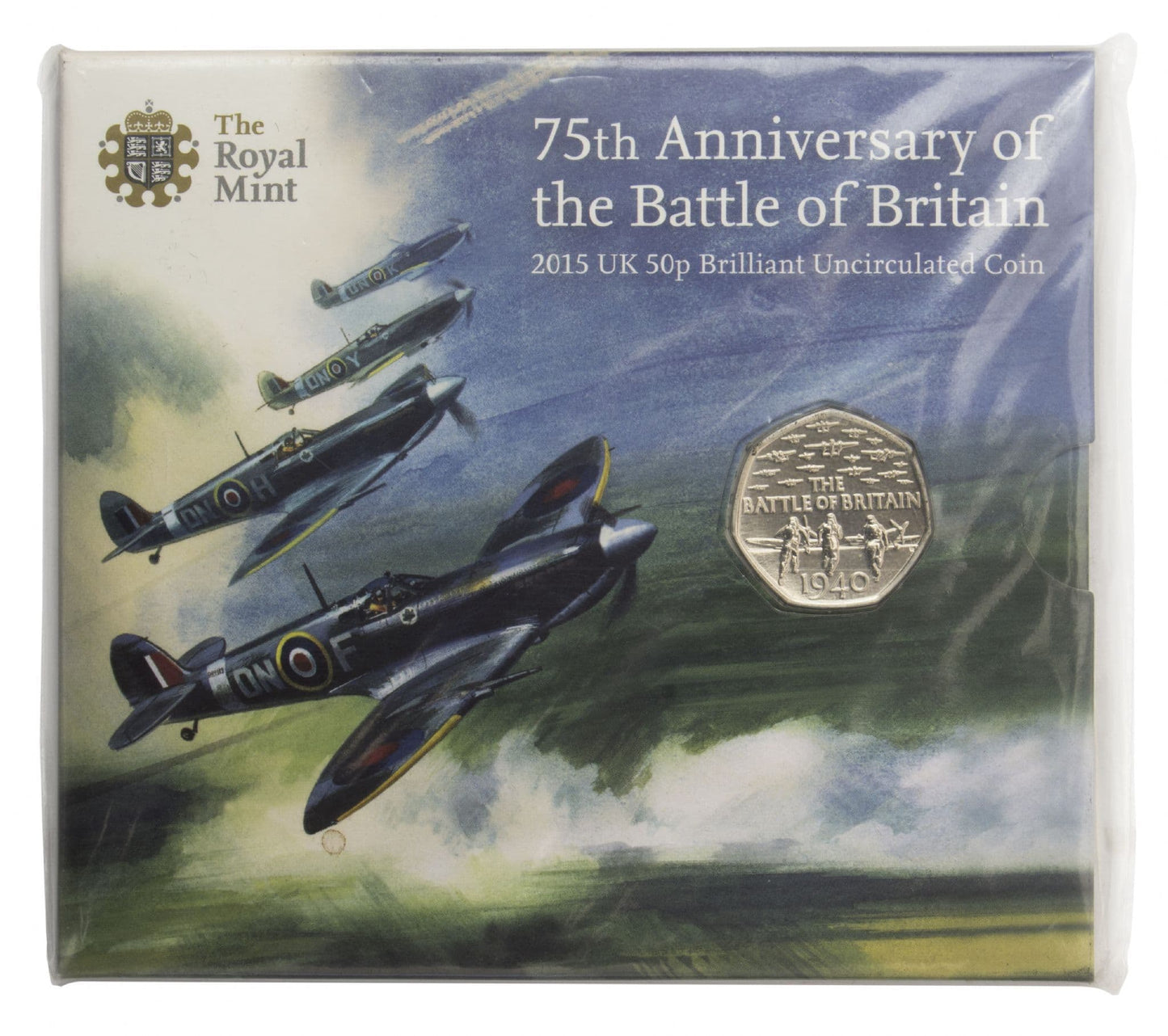 2015 50P Battle Of Britian Uncirculated Coin Pack