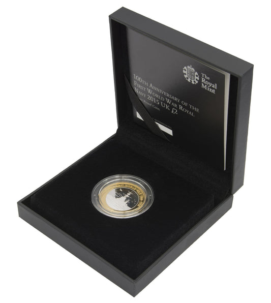 2015 Silver Proof £2 Ww1 Navy