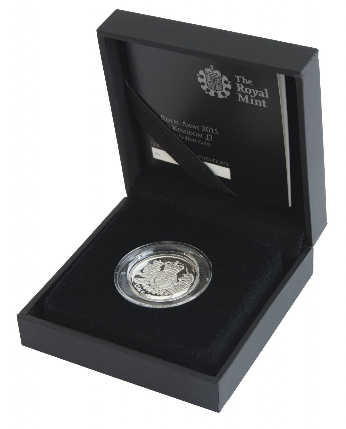 2015 Silver Proof One Pound Coin - Royal Arms