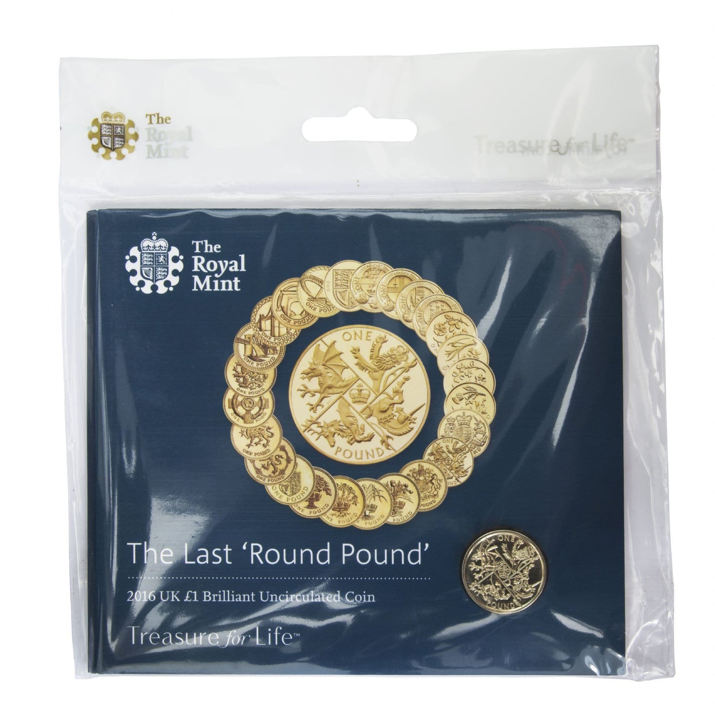 2016 £1 One Pound Brilliant Uncirculated Pack Last Round Pound