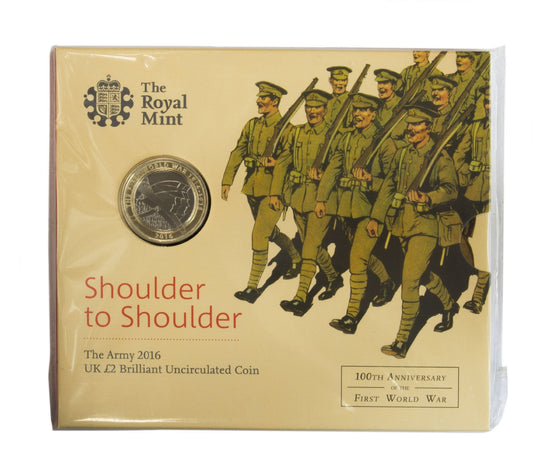 2016 £2 Shoulder To Shoulder Brilliant Uncirculated Pack