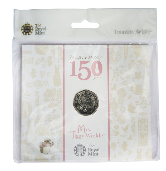 2016 50P Tiggy Winkle Uncirculated Coin Pack