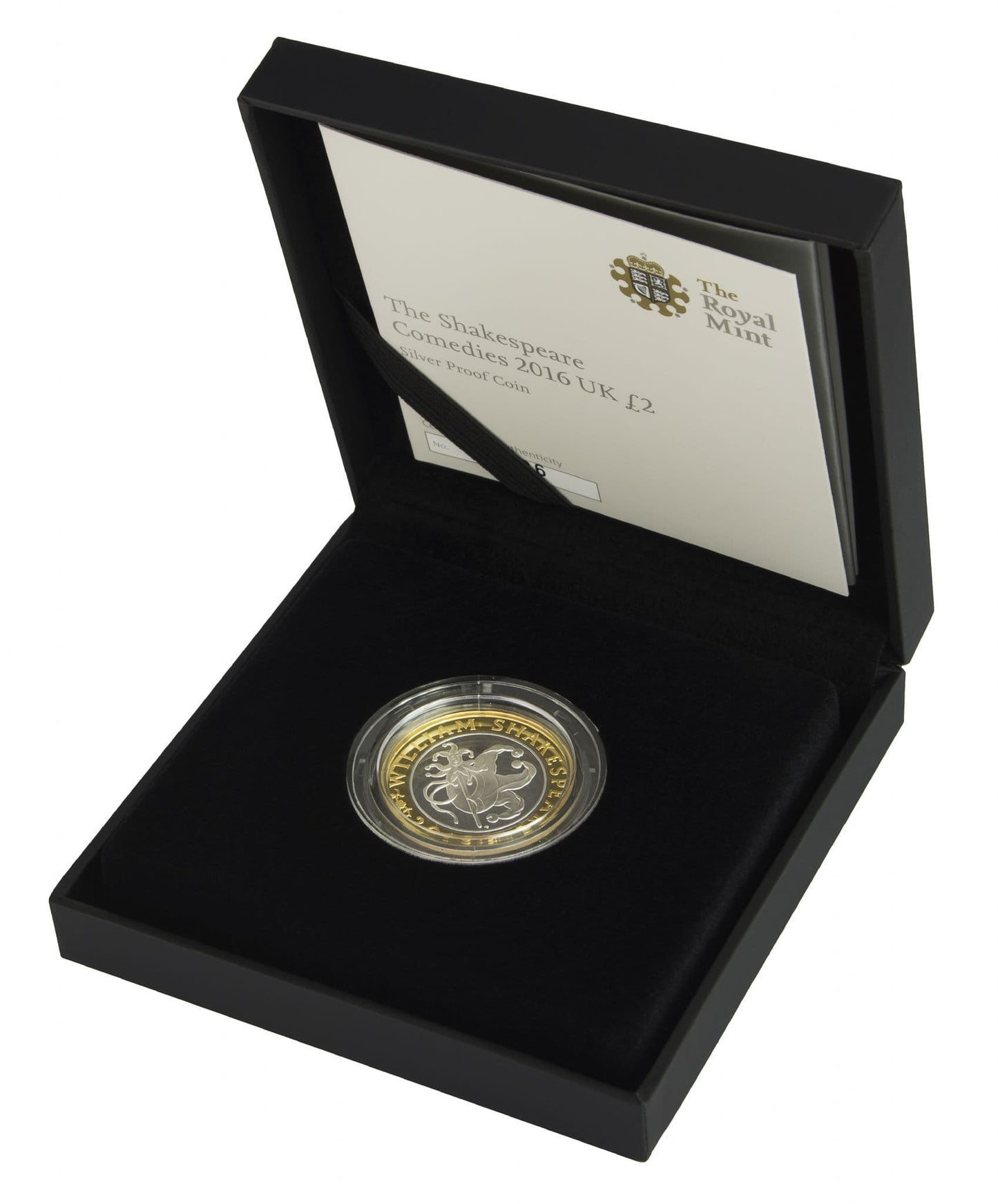 2016 Silver Proof £2 Shakespeare Comedies