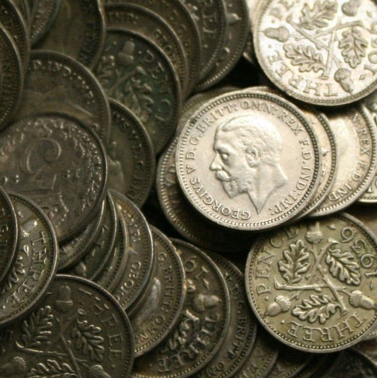 Bulk Silver Three Pences Choose From 5 To 500