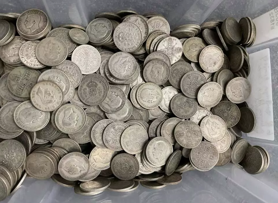 Pre47 Silver coins - 50% silver  Choose the amount