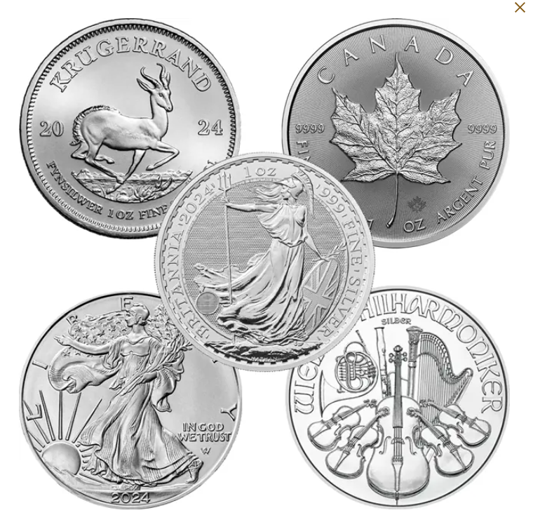 999 Silver 1oz Coin Random Choice - Best Value